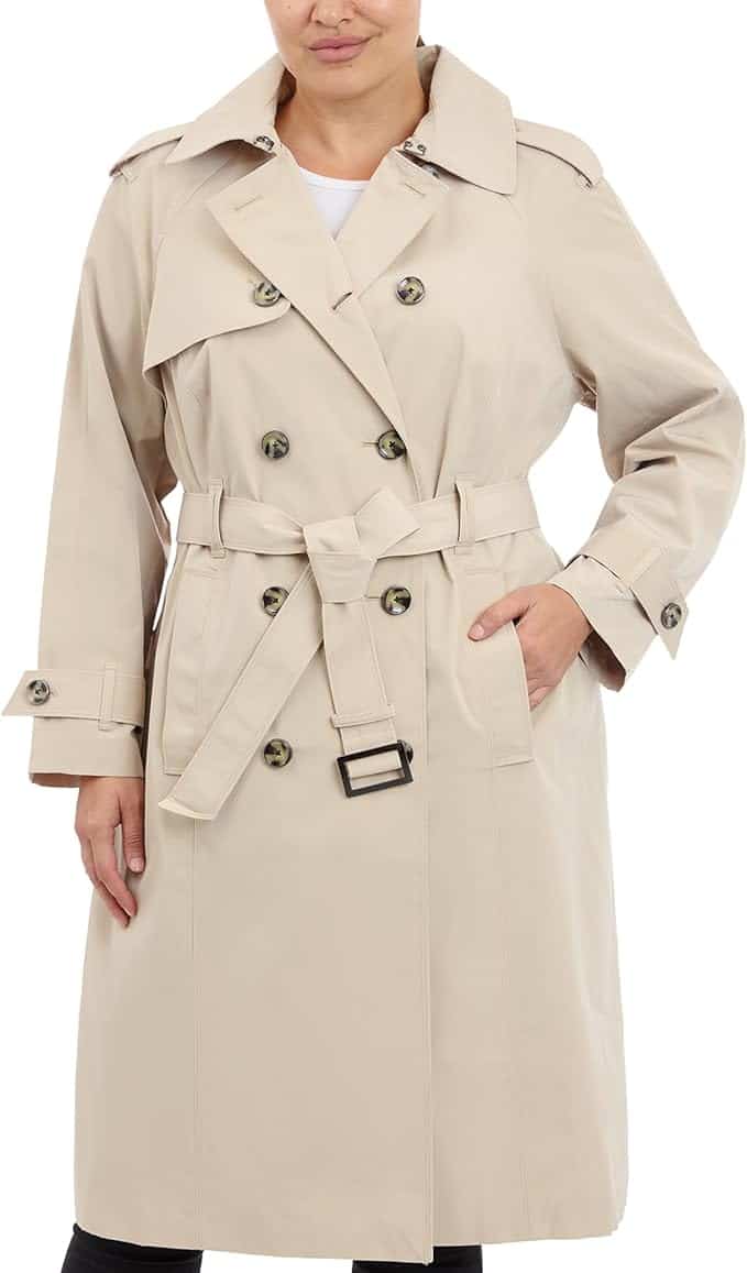 10 Classic Fashion Staples Every Woman Over 60 Should Own living well for seniors blog senior woman trench coat