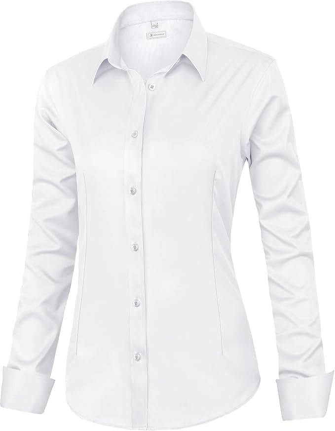10 Classic Fashion Staples Every Woman Over 60 Should Own living well for seniors blog button down shirt