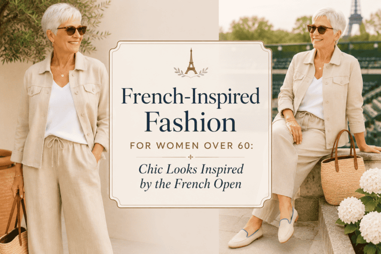 French-Inspired Fashion for Women Over 60: Chic Looks Inspired by the French Open