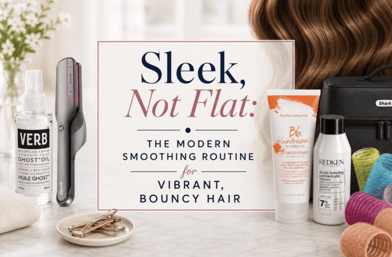 Sleek, Not Flat: The Modern Smoothing Routine for Vibrant, Bouncy Hair