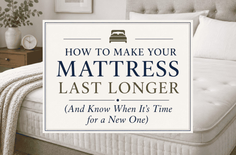 How to Make Your Mattress Last Longer (And Know When It’s Time for a New One)