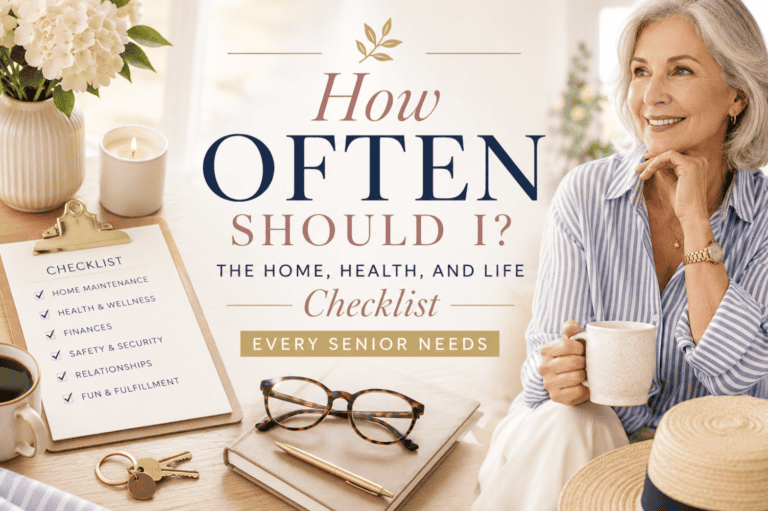 How Often Should I? The Home, Health, and Life Checklist Every Senior Needs