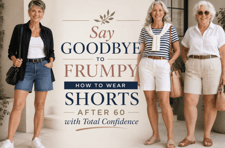Say Goodbye to Frumpy: How to Wear Shorts After 60 with Total Confidence