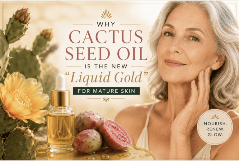 Why Cactus Seed Oil is the New “Liquid Gold” for Mature Skin