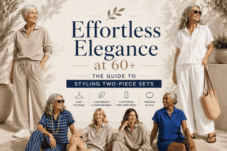 Effortless Elegance at 60+: The Guide to Styling Two-Piece Sets