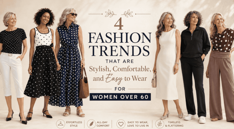 4 Fashion Trends That Are Stylish, Comfortable, and Easy to Wear For Women over 60