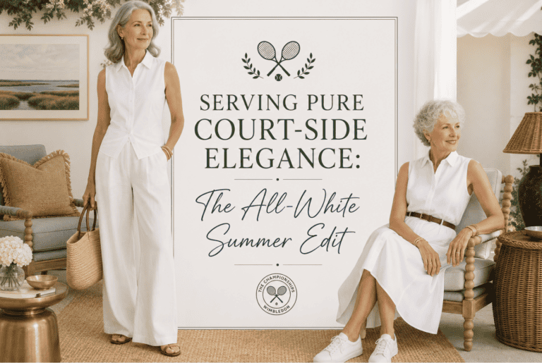 Serving Pure Court-Side Elegance: The All-White Summer Edit