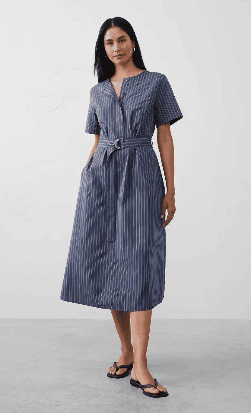 banana republic striped dress