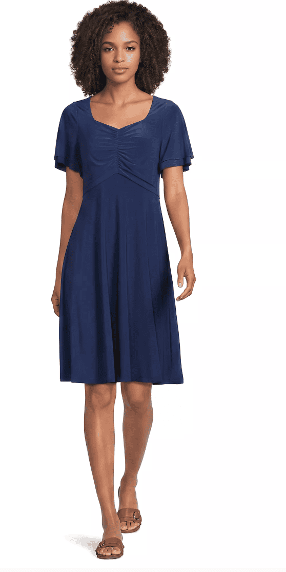 blue dress from lands' end