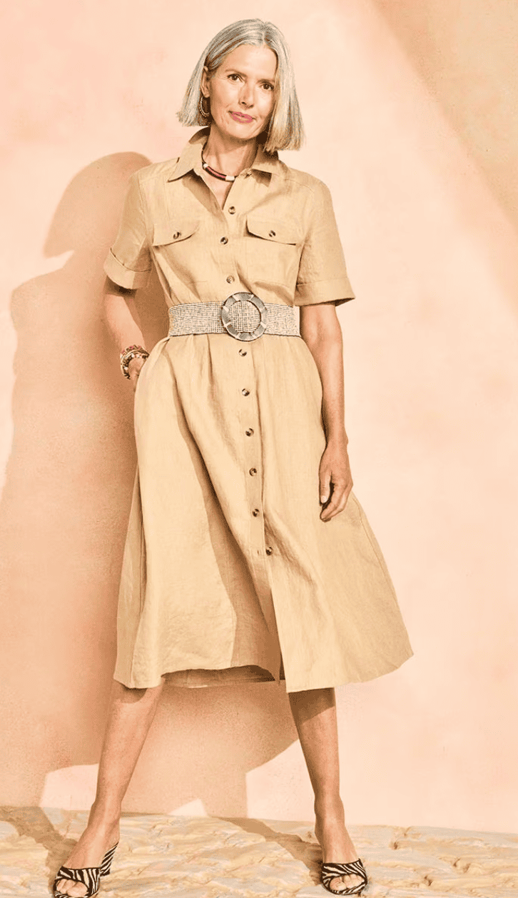 linen shirt dress from chicos