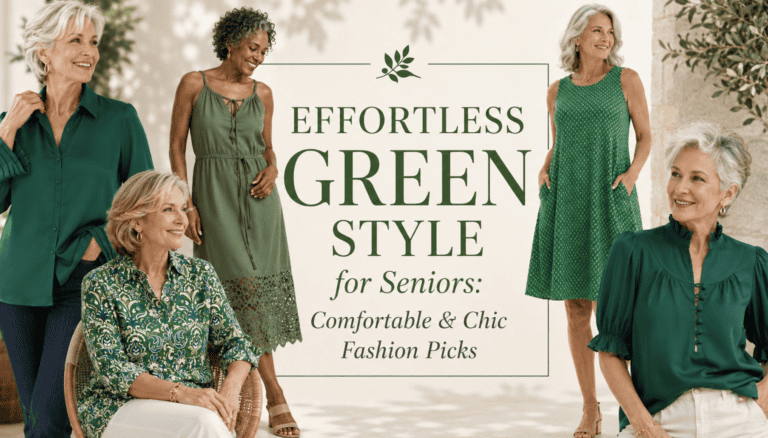 Effortless Green Style for Seniors: Comfortable & Chic Fashion Picks