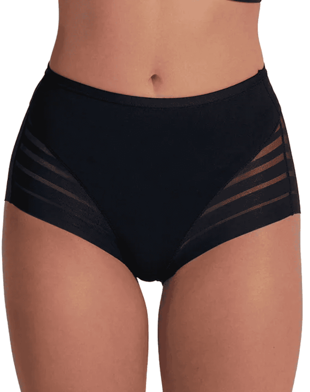 lace stripe classic shaper panty