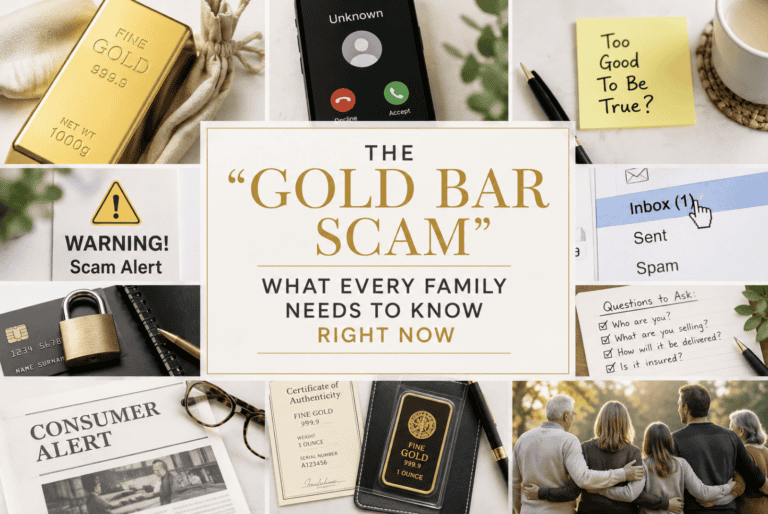 The “Gold Bar Scam”: What Every Family Needs to Know Right Now