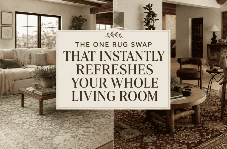 The One Rug Swap That Instantly Refreshes Your Whole Living Room