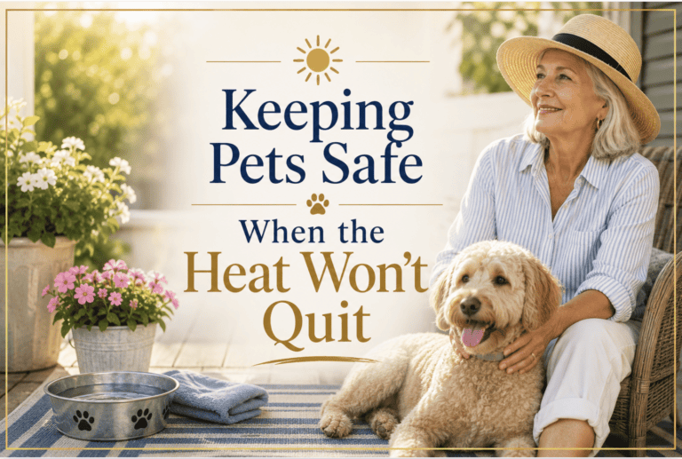 Keeping Pets Safe When the Heat Won’t Quit