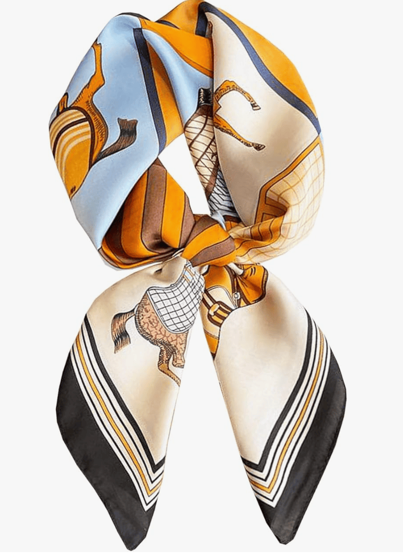 lightweight silk feel scarf