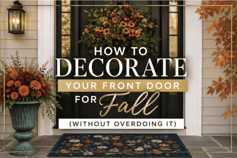 How to Decorate Your Front Door for Fall (Without Overdoing It)