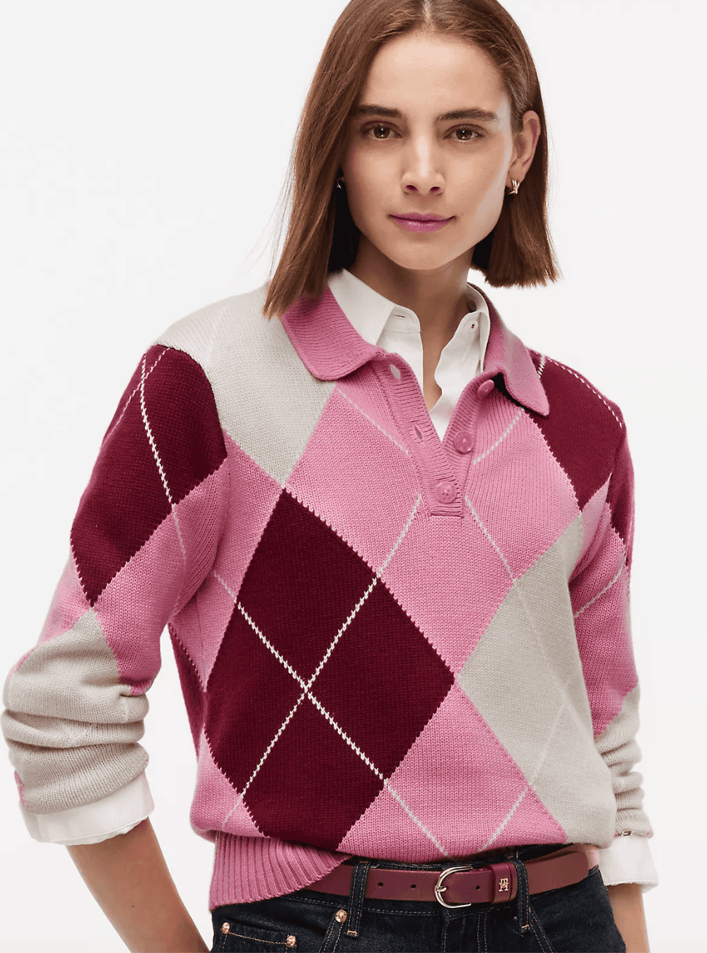 Tommy Hilfiger Argyle Sweater Polo
