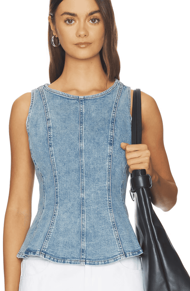 Revolve Leighton Peplum Top
