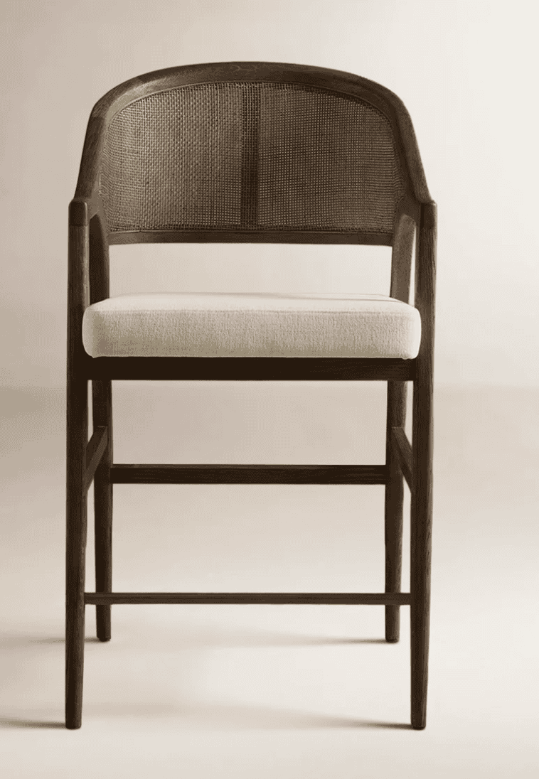 Wayfair Foam Padding Wing Back Accent Bar Stools