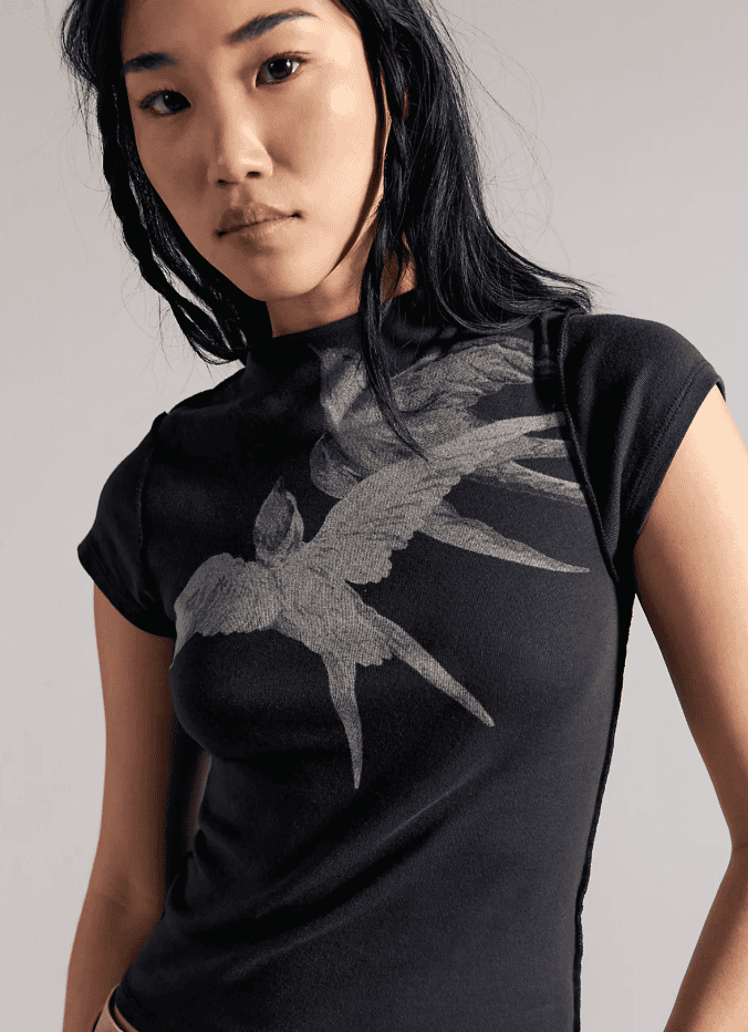 Free People Birds In Flight Tee