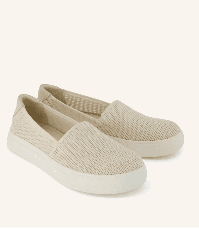 TOMS Womens Kameron Slip On Sneaker Natural Mesh