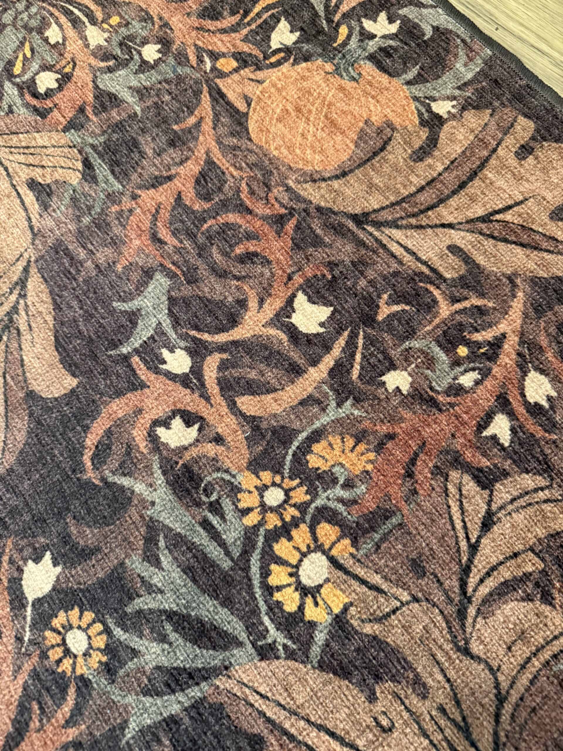 Autumn Canopy Plum Doormat closeup