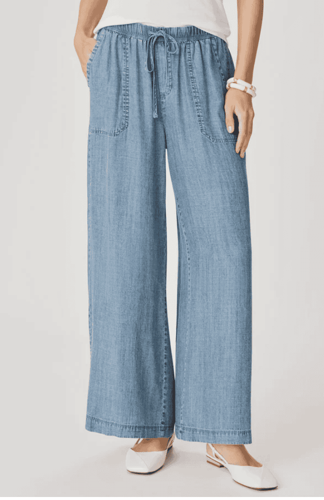 Splendid Angie Indigo Palazzo Pant