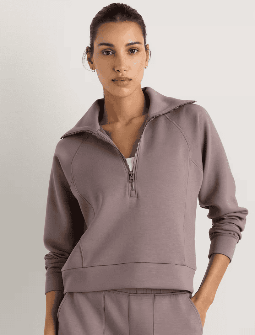 Spanx AirEssentials Half Zip Pullover