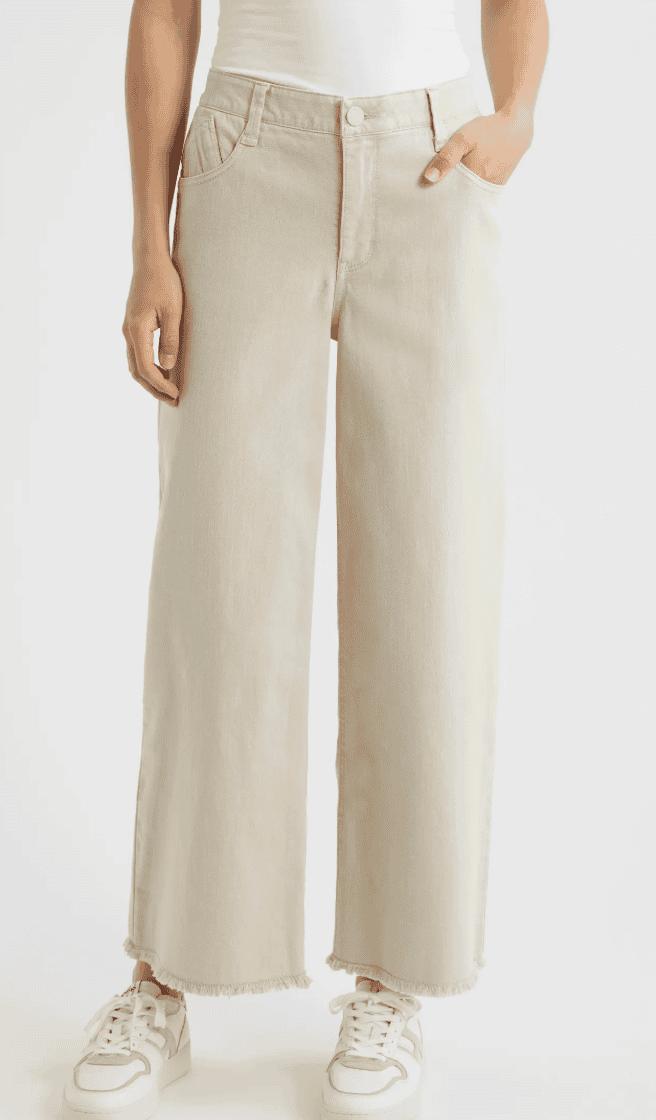 Wit and Wisdom Wyatt Skyrise High Waist Ankle Wide Leg Jeans