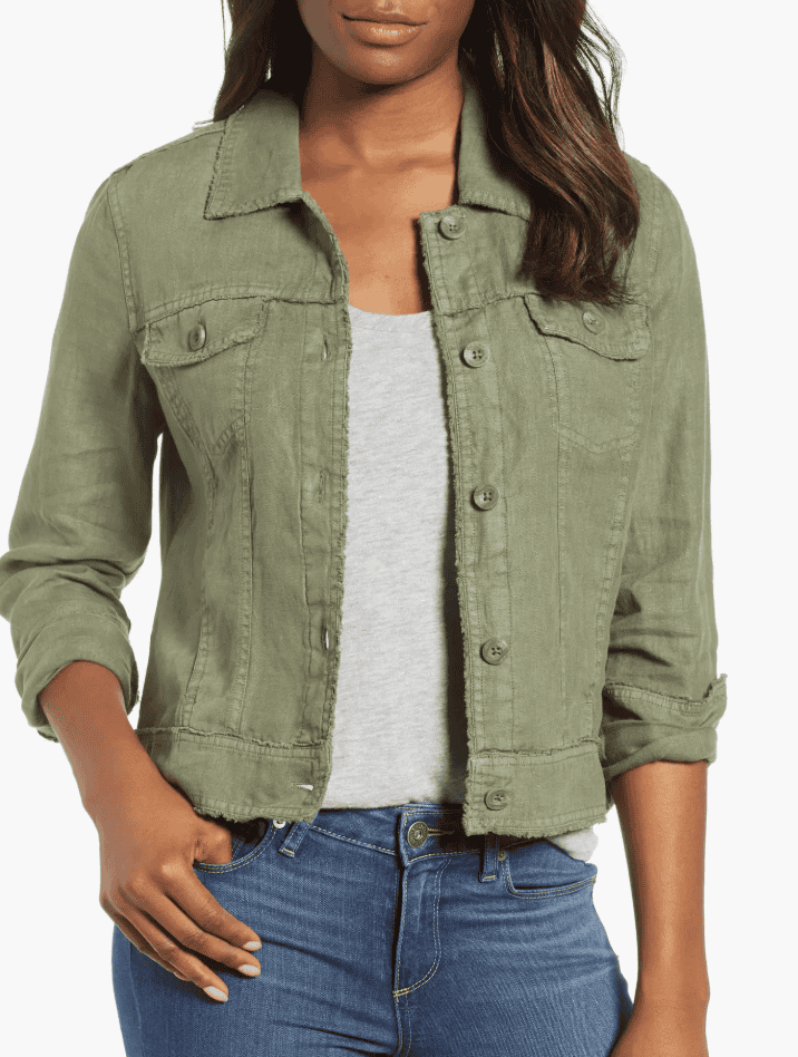 Tommy Bahama Two Palms Linen Raw Edge Jacket
