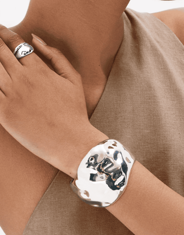 Ring Concierge Hammered Cuff