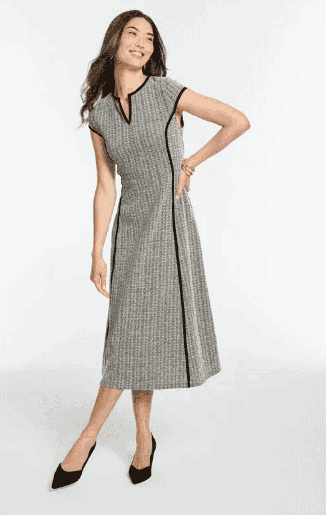 Houndstooth dress