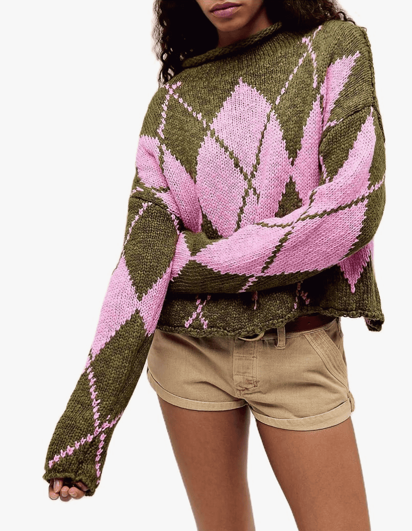Cropped Fall Sweater