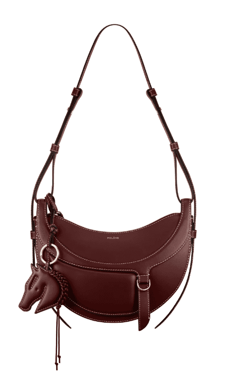 EDITIO Vintage Leather Crescent Saddle Bag