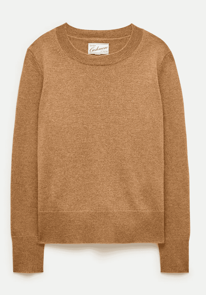 Tan sweater from JCrew