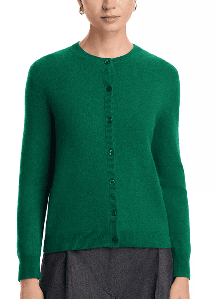 emerald green cashmere sweater