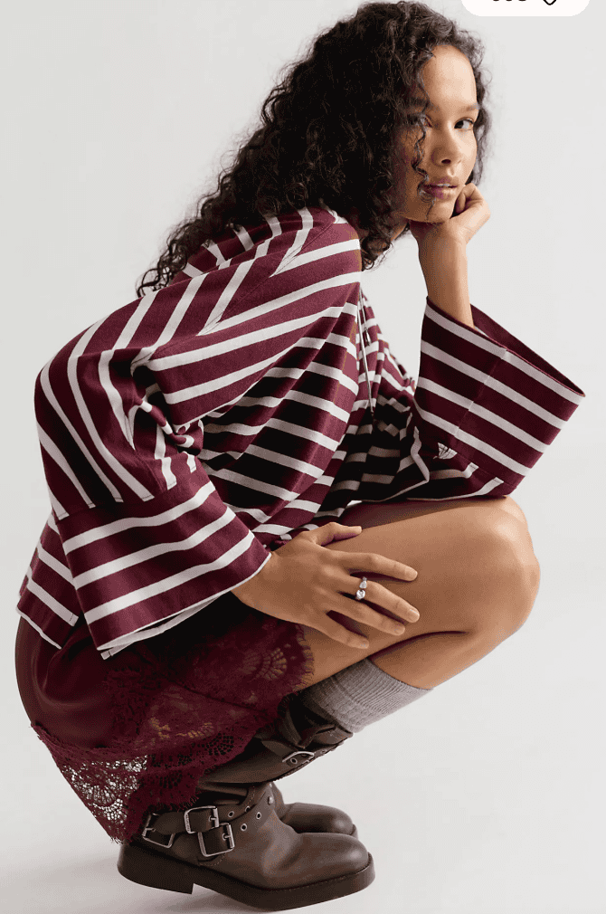 We The Free Atlas Dolman Striped Long Sleeve Top