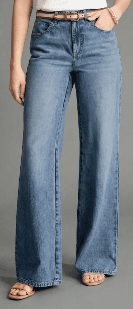 High-Rise Wide-Leg Jeans
