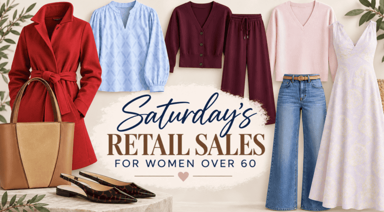 Saturday’s Retail Sales for Women over 60