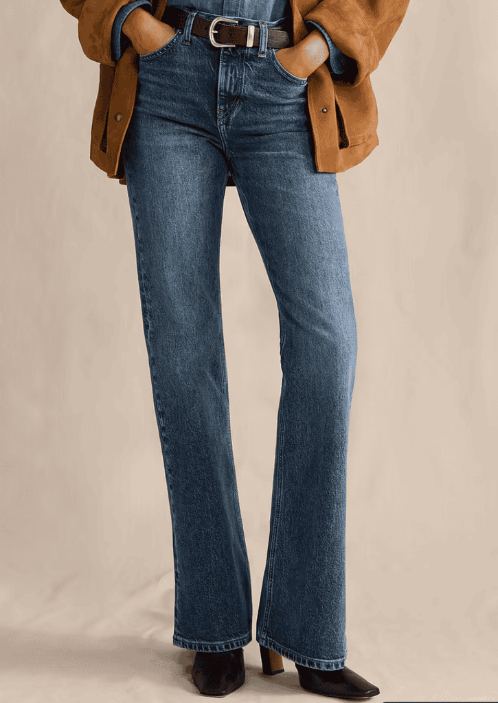 banana republic high rise bootcut jean