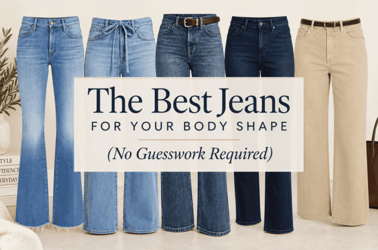 The Best Jeans for Your Body Shape (No Guesswork Required)