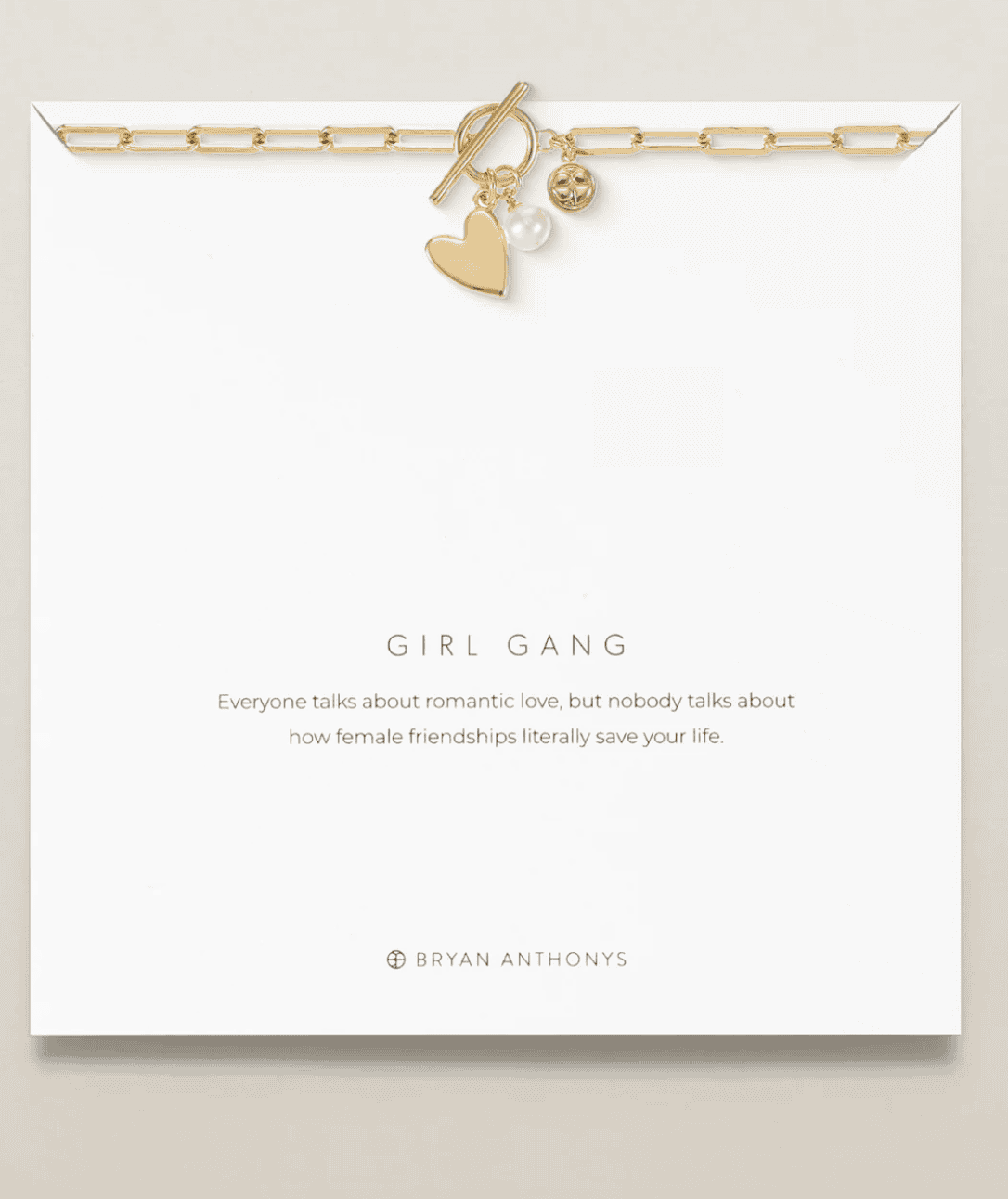 Girl Gang Heart Necklace