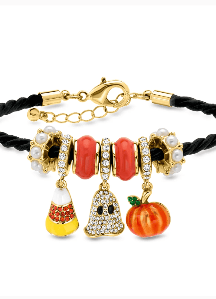 Halloween Bead Charm Bracelet