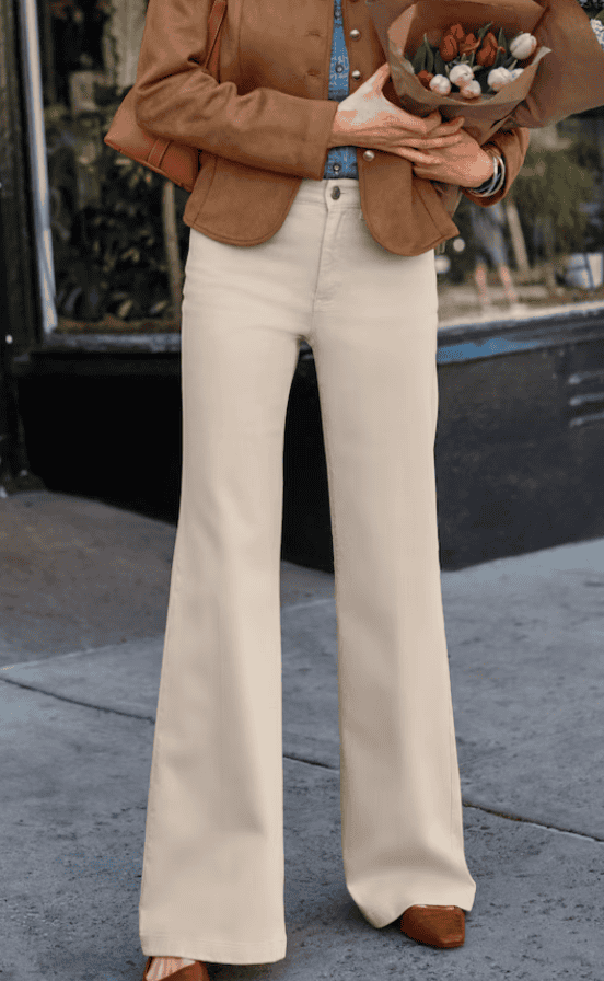 modern fit flare jean from jjill