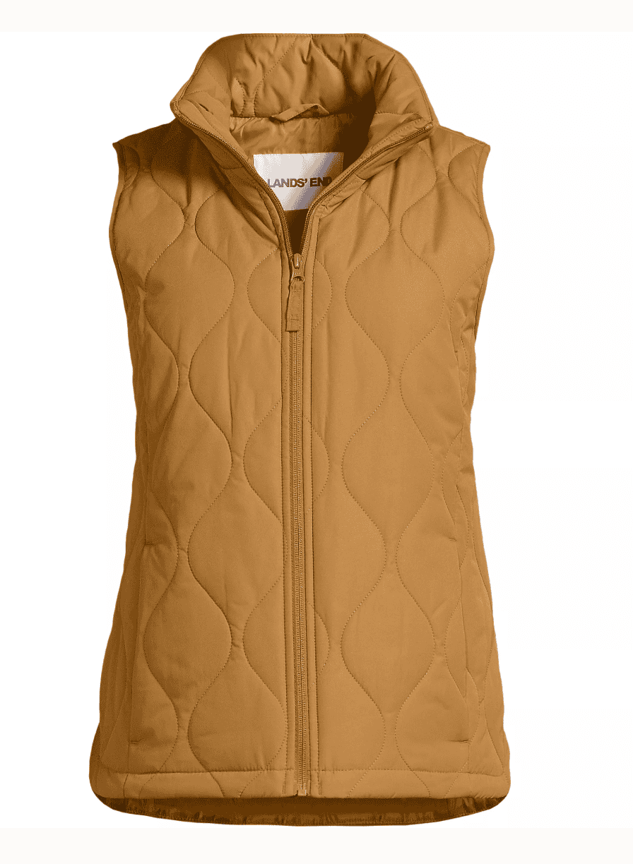 Lands' End FeatherFree Quilted Insulated Vest