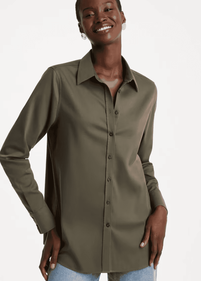 Chico's No Iron Stretch Shirt
