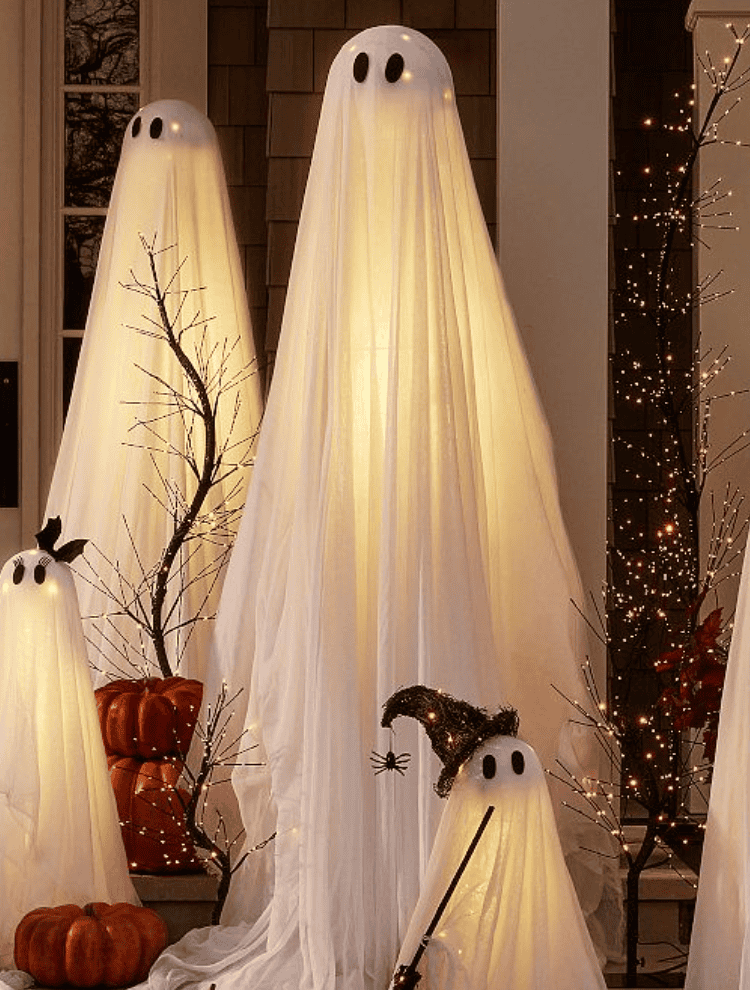 Pottery Barn Lit Ghost Collection $99