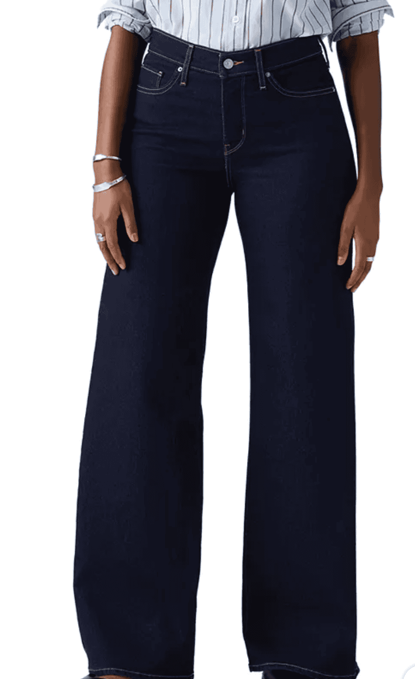 Levi's Women's 318 Shaping Stellar-Stretch Wide-Leg Jeans