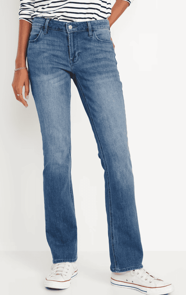 Old Navy Mid-Rise Wow Boot-Cut Jeans